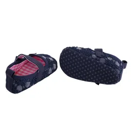 Baby Moo Floral Lace Booties - Blue image 4