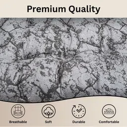 LUXEHOME INTERNATIONAL Set Of 2 Printed Square Chair Pad image 4