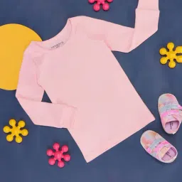 Pantaloons Junior Pink Regular Fit Full Sleeves Thermal Top-picture-32