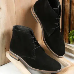 Teakwood Leathers Men Black Boots-image-19