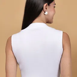 Friskers Embroidered Cotton Crop Top image 4