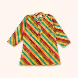 Peekaaboo Kids Boys Printed Regular Pure Cotton Kurta with Pyjamas image 4