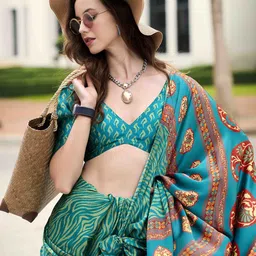 Blissta Satin Saree image 2