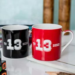 Goodhomes Multicolor Bone China Coffee Mugs (350 ml) - Set of 2-picture-35