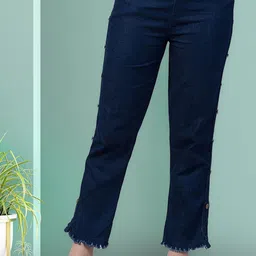 COUTUME COLLECTIONS Women Relaxed Fit Mid-Rise Stretchable Jeans-picture-23