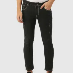 IVOC Black Regular Fit Distressed Jeans-image-33