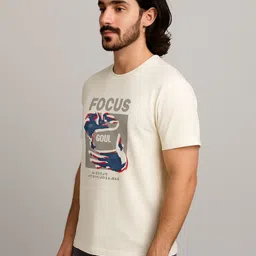 SANDPIPER Men Typography Printed T-shirt image 3