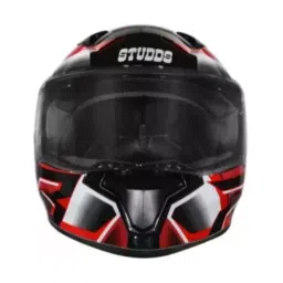 Studds N1 Matt Black & Red Medium (570 mm) Full Face Helmet, Thunder D6 Decor-picture-34