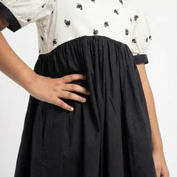 Grit N Groove Colourblocked Print Fit & Flare Dress image 5