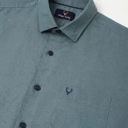 Allen Solly Men Solid Spread Collar Casual Shirt image 4