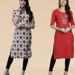 ethnic basket Cotton Embroidered Kurta-picture-39