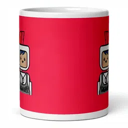 Mr UVD White Ceramic Cup image 2