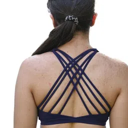TFW Bra Full Coverage sports  with strappy back Lightly Padded bra image 2