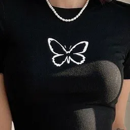 sollobell Print Cotton Crop Top image 3