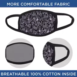 Oriley 3 Layer Reusable Face Mask OR6MS3 (Pack of 10 Pcs) image 5