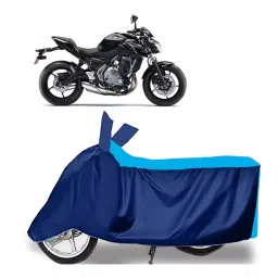 Auto Pearl Two Wheeler Cover for Kawasaki Z650 - Cyan, Blue-picture-15