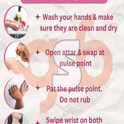 GSB Green Apple Alcohol Free Long Lasting Attar - 6 ml image 3