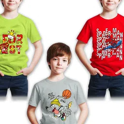 paryag hosiery Unisex Kids Tshirts-picture-17