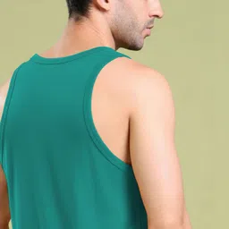 BAESD Pack of 2 Printed Round Neck Gym Vest image 4