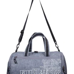 killer Fiternal Water Polyester 27 L Gym Bag (Grey, Large ) image 2