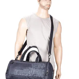 killer Fiternal Water Polyester 27 L Gym Bag (Dark Grey, Large) image 4