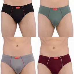 vip Frenchie Plus Mens Cotton Brief (Pack of 4) Color May Vary image 1