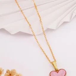 SZN Set Of 2 Gold-Plated Oval Shaped Pendants With Chains image 3