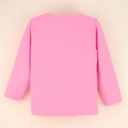 Fido Full Sleeves Top Text Print - Pink image 2