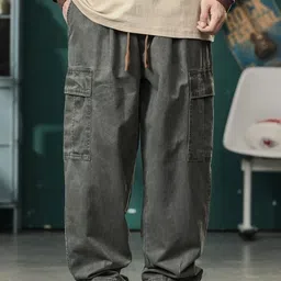 StyleCast Men Comfort Loose Fit Cotton Cargos-picture-26