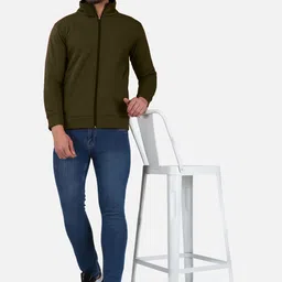 TOXA Men Fleece Lightweight Outdoor Bomber Jacket image 5