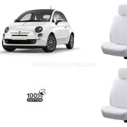 Oscar Fiat 500 Car Seat Cover White AUT-SN-4471-image-8