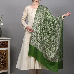 Exotic India Women Floral Embroidered Shawl-picture-55