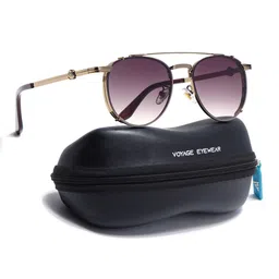 Voyage Unisex Round Sunglasses With UV Protected Lens 2647MG7537 image 5