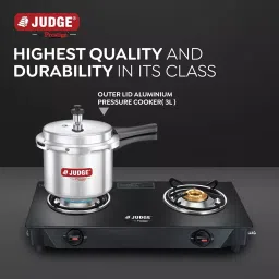 Judge by Prestige Ace Plus Pressure Cooker 3 L Capacity Easy Grip Aluminium Silver, 12112 image 2