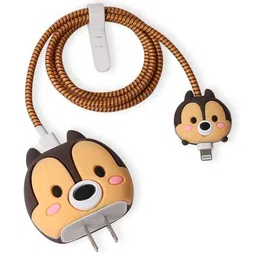 AUGEN Unisex Quirky 3D Design Silicone Protective Case for 20W iPhone USB-C Power-picture-14