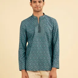 Manyavar Men Ethnic Motifs Printed Short Kurta image 2