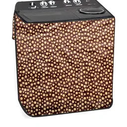 The Furnishing Tree Brown PVC Washing Machine Covers-picture-11