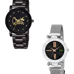 Miss Perfect Women Pack Of 2 Textured Dial & Bracelet Style Straps Analogue Watch PayM227-picture-32