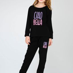 Zeyo Girls Typography Printed Night suit-picture-17
