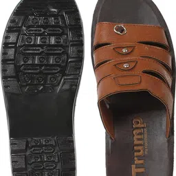 Trump Tan PU Flip Flops image 3