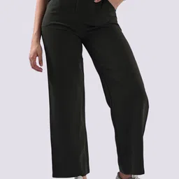 Kraus Jeans Women Loose Fit High-Rise Pleated Trousers-picture-40