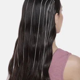 LAIDA Women Embellished Hanging Hairband-image-21