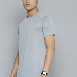 HRX by Hrithik Roshan Men Grey T-shirt image 4