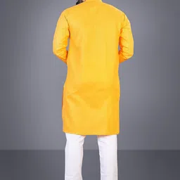 Attigo Men Solid Ethnic Kurta with Pyjama image 4