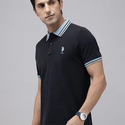 U.S. Polo Assn. Pure Cotton Slim Fit Polo Collar T-shirt image 4