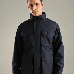 Tommy Hilfiger Men Mock Collar Solid Casual Padded Jacket-picture-19