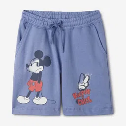 The Souled Store Boys Printed Mickey Mouse Shorts image 1