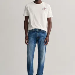 GANT Men Slim Fit Heavy Fade Jeans image 3