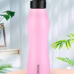 Borosil Grip Go Single Wall Stainless Steel Water Bottle Pink 950 ml-picture-13