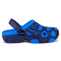 BERSACHE Colour Blocked Slingback Clogs - Blue image 3